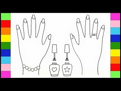 How to draw nail polish! 💖 Nail POLISH for kids! 💖