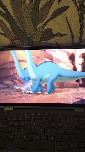 the land before time the Great longneck Migration littlefoot ask his grandpa where they are going