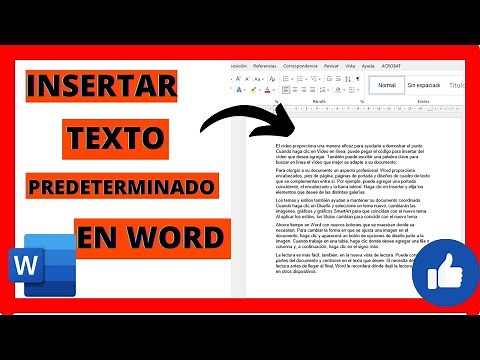 🧐Agiliza tu escritura: Descubre cómo insertar texto predeterminado en Word