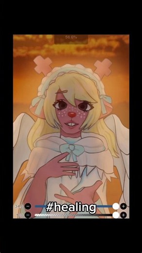 Noelle is #healing ❤️ #art #digitalart #noelledeltarune #deltarune #deltarunefanart #fyp #fypシ゚viral