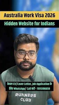 Australia Jobs 2026: Hidden Website to Find Jobs with Visa Sponsorship for Indians 🇦🇺