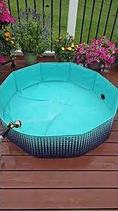 STOP Inflating! This Jasonwell Foldable Pool Is a Summer LIFESAVER For Dogs & Kids! #pool #review