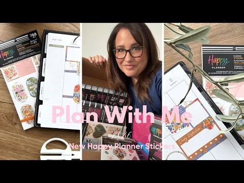 Plan With Me | Happy Planner | New Stickers | Planning | Gratitude Journal