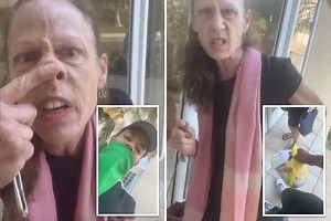 'Karen’ won’t let black delivery man into building: 'I don't want you here'