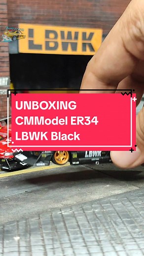 Unboxing CM Model LBWK ER34 Black Diecast