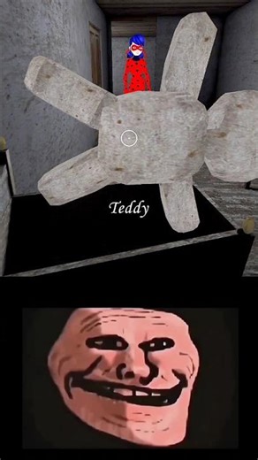 Ladybug Granny Teddy Tricks 🤯☠️#shorts #gaming #gaming #granny