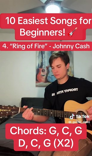 10 Easiest Songs for Beginners! 🎸 #guitar #guitartok #musiciansoftiktok #fyp #foryou