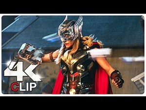 Mjolnir New Powers Scene | THOR 4 LOVE AND THUNDER (NEW 2022) Movie CLIP 4K