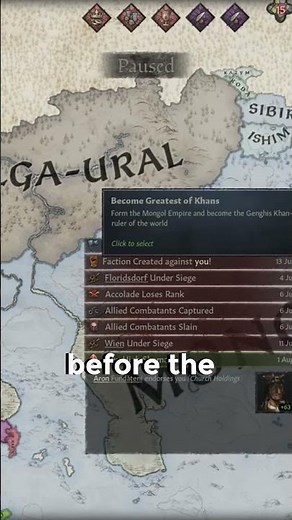 The old way to form the Mongols #crusaderkings3