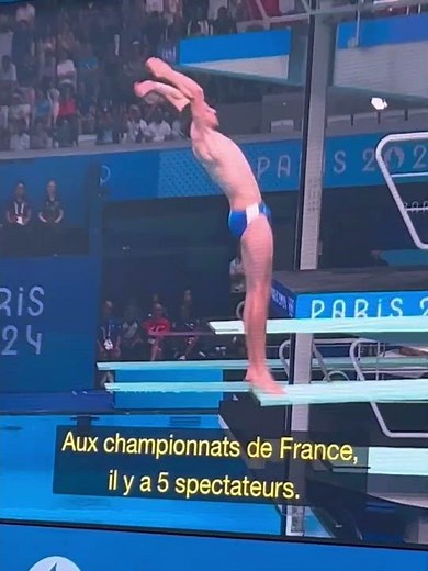 Super Plongeon,Jules Bouyer est le 1er français en finale depuis 1960#jo#paris2024#finale#plongeon
