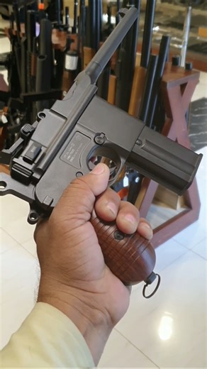 KWC M712 Broomhandle | Full-Auto Airgun#M712#airsoft #airsoftgun #kwc #trending #shorts