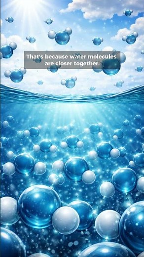 Sound Travels Faster in Water