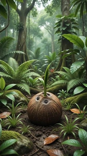 🥥 The Amazing Life Cycle of a Coconut | Seed to Ripe Coconut Time-lapse #Coconut #NatureTimelapse