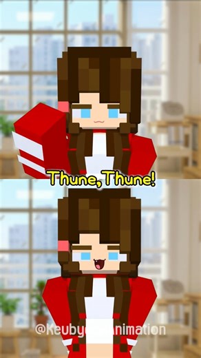 JJ sister! cheer up! - MAIZEN Minecraft Animation