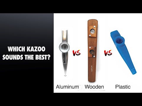 Aluminium vs Wooden vs Plastic Kazoo | Which one is the best? Tutorial ep 11