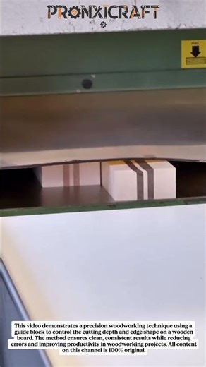 Perfect Wood Edge Cutting Trick Using a Precision Router Guide #shorts #diy #tools