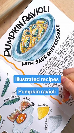 Pumpkin Ravioli with Sage Butter Sauce Recipe