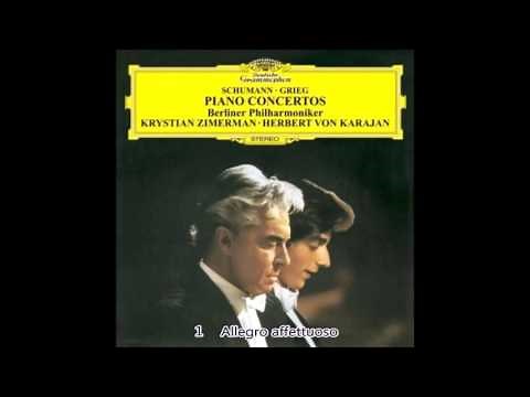 Schumann - Piano Concerto in A minor Op.54 Zimmermann (piano) Karajan Berlin Philharmonic