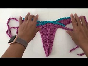 Crochet micro bikini bottom Tutorial| DIY