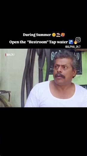 DURING SUMMER 🥵🥵 # OPEN THE REST ROOM TAP WATER # TAMIL COMEDY VIDEOS # CJ TAMIL 4