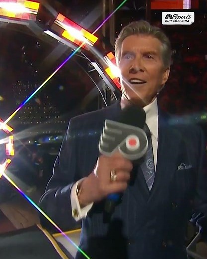 LET'S GET READY TO RUMBLE 🥊 Michael Buffer bring the energy in Flyers home opener