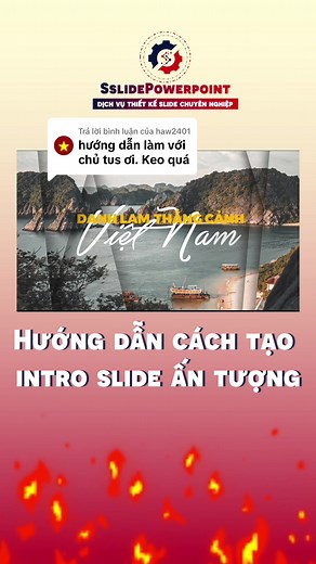 Trả lời @haw2401 Hướng dẫn cách tạo intro slide siêu dễ 🥰 #sslidepowerpoint #sslide #intro #slidetutorial #leanontiktok