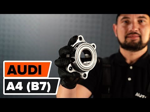 Så byter du fram hjullager på AUDI A4 (B7) [AUTODOC-LEKTION]