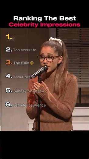 Ranking BEST CELEBRITY IMPRESSIONS