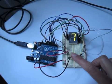 Compteur d'impulsions avec afficheur 7 segments