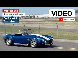 🔴 SOLD: 1965 Backdraft Racing Cobra Replica