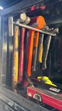 Making my hammers secure in my mobile welding rig. #HowTo #Custom #Fabrication #MobileWelder