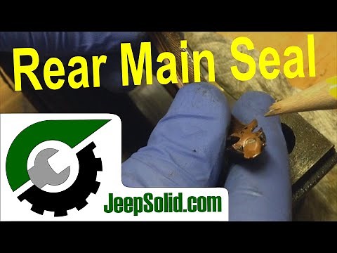 Jeep Grand Cherokee rear main oil seal: Rear main seal replacement