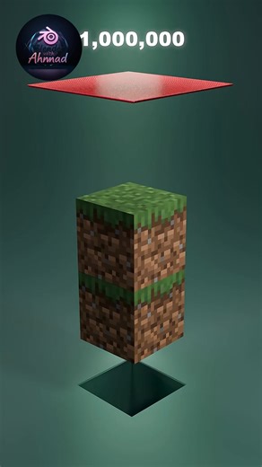 1,000,000 3D Cloth x Minecraft Tall Block Sim _ Which Looks Best #3danimation #satisfying #asmr | Jaggu Studio