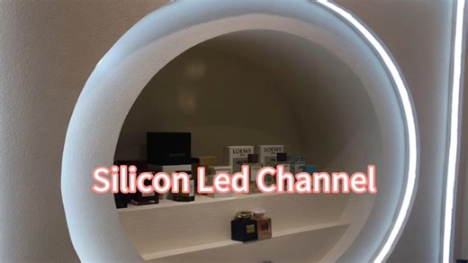 Waterproof  Silicone Flexible LED Strip Light Profile Bendable Led Channel Diffuser for Indoor Outdoor Creative Lighting