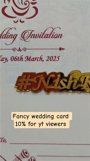 wedding card latest Design 2026 | wedding card delhi | flex board #wedding #shorts #carddesigner