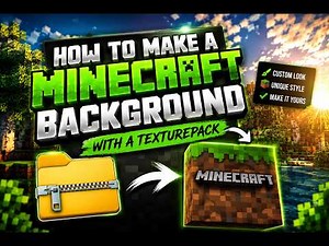 How to Create a Custom Minecraft Background (Java Edition) | Step-by-Step Tutorial ⭐