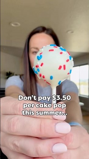 I made 24 patriotic cake pops at home for just $8 🔥 #cakepop #starbucks #dupe