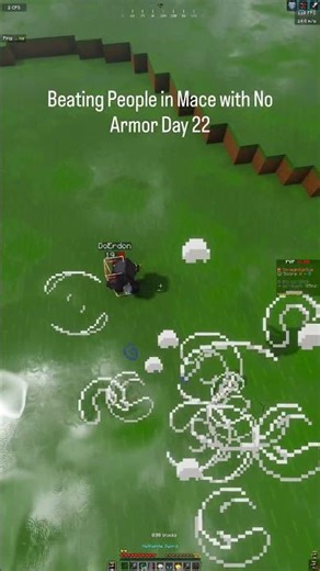 Playing Mace PvP With No Armor Day 22