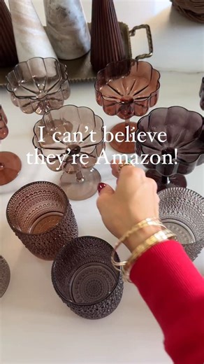 Type “need this” for links! Because even water tastes better in pretty glassware 🥂 | beigewhitegray