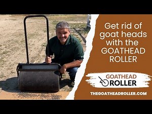 Get rid of GOAT HEADS now with the GoatHead Roller #goatheadremovaltool #thegoatheadroller
