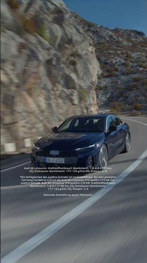 Die neue Audi A6 Limousine mit quattro Allradantrieb*