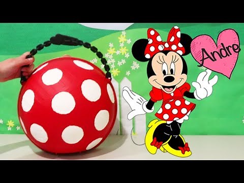 LOL Big Surprise DIY de Minnie Mouse | Muñecas y juguetes con Andre