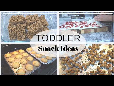 TODDLER SNACK IDEAS // HEALTHY AND EASY KID SNACK IDEAS