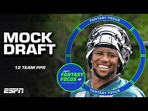 Fantasy Focus 12-Team PPR Mock Draft 🏈