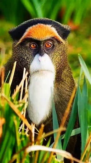 ఈ గడ్డం కోతిని ఎప్పుడైనా చూసారా 😲🐒#animals #science #animalbehavior #educational #telugufacts #facts