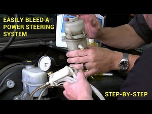 Vacuum Bleeding a Power Steering System Step-by-Step