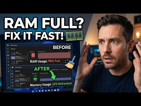 How to Clear RAM Cache in Windows 11 | Refresh Memory & Fix High RAM Usage!