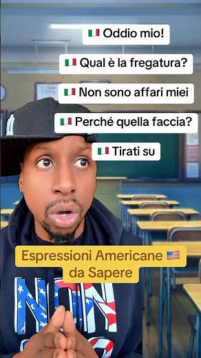 Lezione di inglese - Espressioni Americane da Sapere #ingleseperitaliani