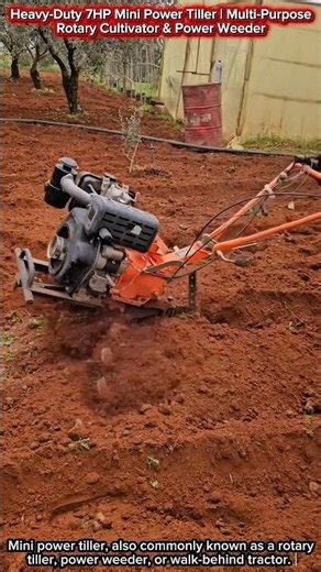 Heavy-Duty 7HP Mini Power Tiller | Multi-Purpose Rotary Cultivator & Power Weeder