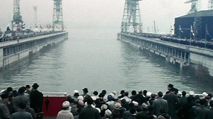 Watch Opening of the New Dry Dock at Cammell Laird's, Birkenhead - BFI Player